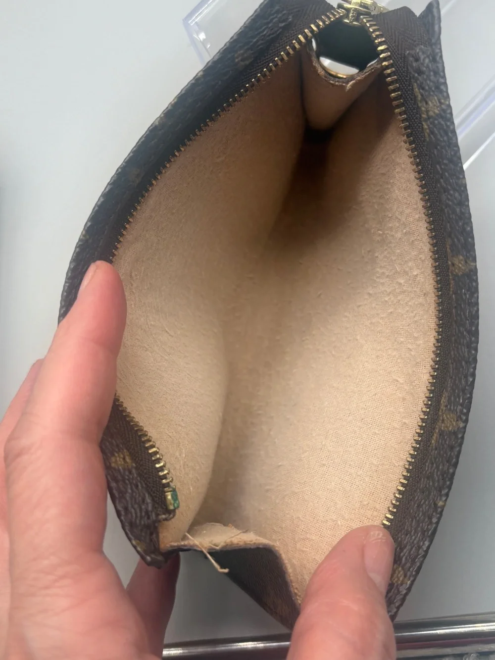 Louis Vuitton Monogram Bucket PM Companion Toiletry Pouch Vintage